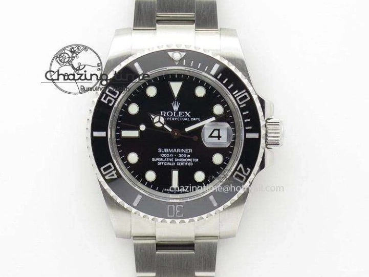 and LB Case Ceramic Blue Bracelet 116613 VR3135 SS 1:1 904L Edition Submariner Best HGF 0130